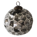 Weihnachtskugel Schwarz Ø 10x10 cm