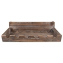 Portabottiglie Vino Marrone 57x28x14 cm