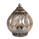 Decoration with LED copper coloured Ø 15x19 cm / 3xAAA