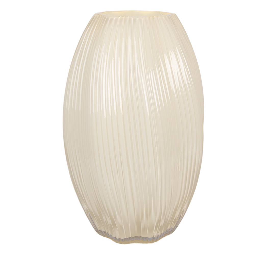Vase Glas Gelb Ø 17x27 cm