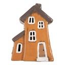 Decorazione Casa Arancio Grigio 16x11x22 cm