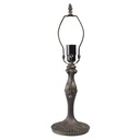 Lamp Base Table Lamp Tiffany Brown Ø 15x42 cm E27/max 1x60W