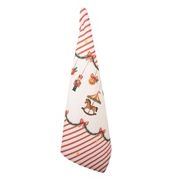 [CCD42] Dishcloth Beige Red 50x70 cm
