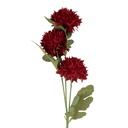 Rami Artificiali Decorativi con fiori Rosso Verde 10x8x64 cm