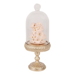 [6PR6011] Stolp met decoratie Ø 7x17 cm