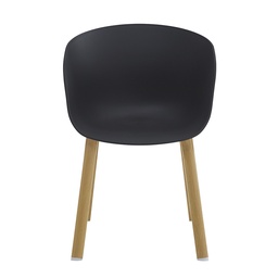 [50895Z] Dining Chairs Black Brown 54x51x82 cm
