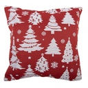 Cuscino imbottito Rosso Bianco 45x45x4 cm