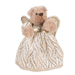 [65259] Decoration bear Beige 15x10x25 cm