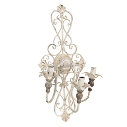 [5LMP331] Lampe murale Blanc 40x29x70 cm E14/max 3x60W