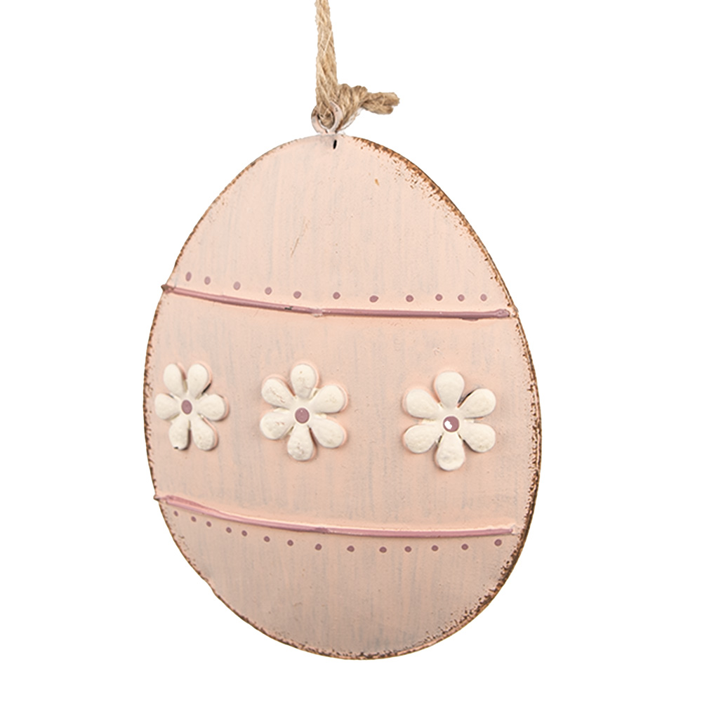 Decoratie hanger ei 10x2x8 cm