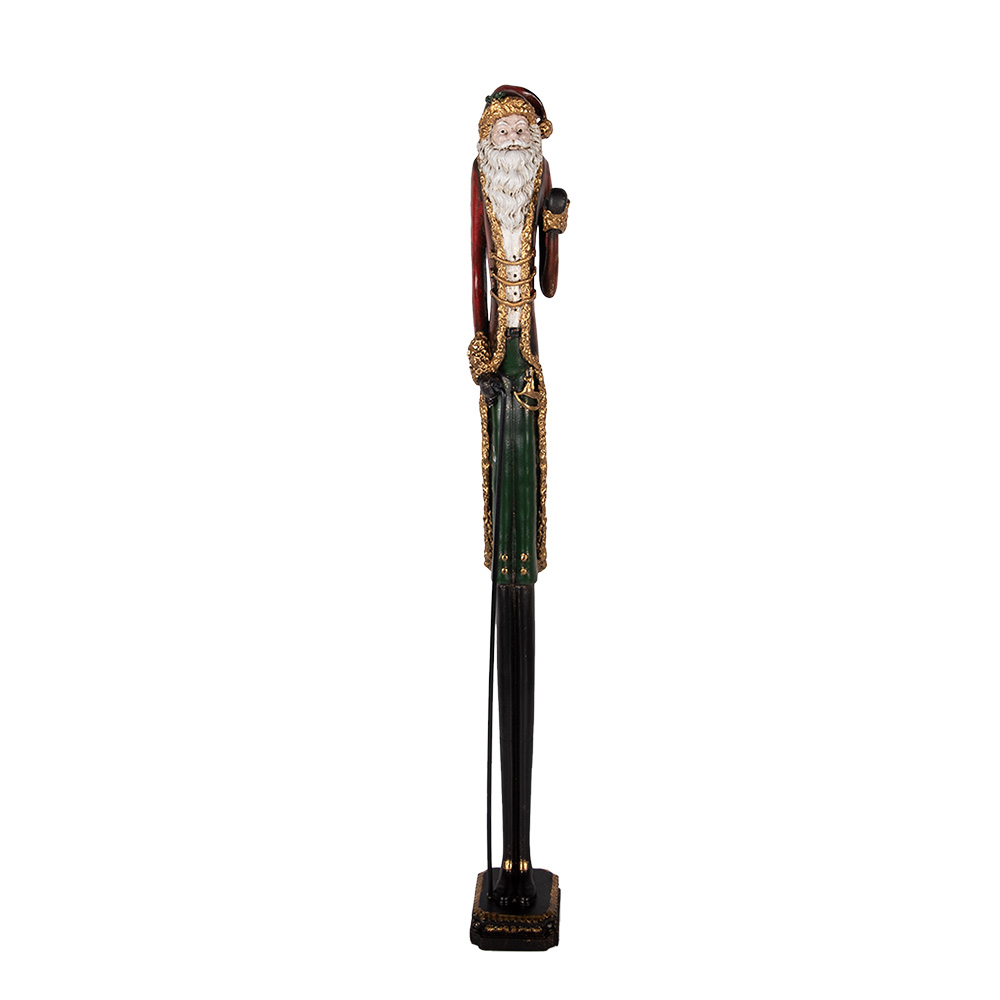 Decoratie kerstman 9x7x60 cm