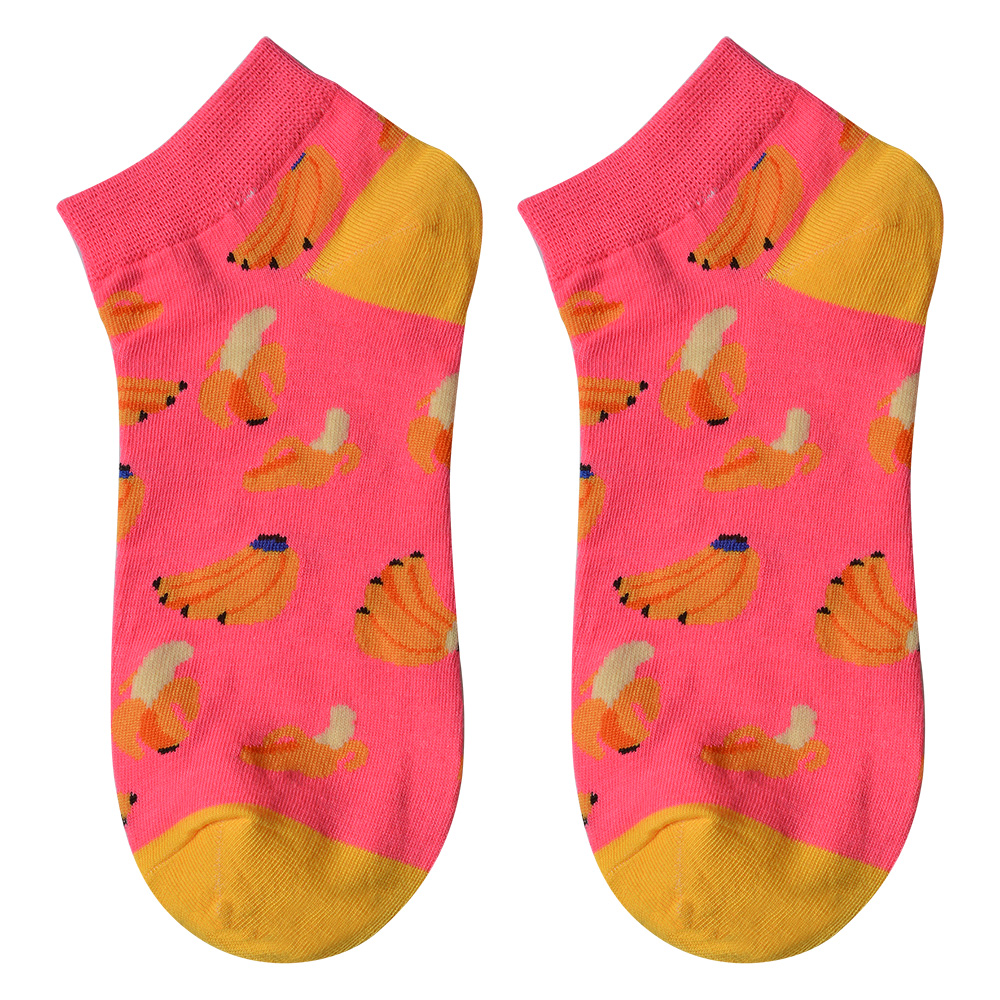 Socken Rosa Gelb 36-41
