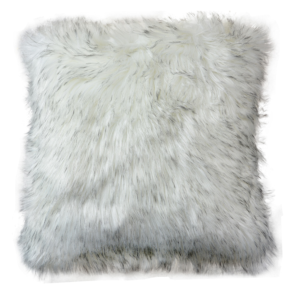 Housse de coussin Blanc Gris 45x45 cm