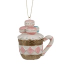 Gâteau pendentif Rose 6x4x7 cm
