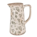 Decorative Pitcher Green Beige 15x10x19 cm