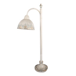 [5LMC0052] Lampada da Tavolo Beige Grigio 36x20x77 cm E27/max 1x60W