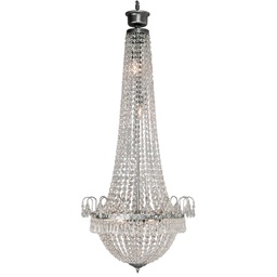 [5LL-CR91] Lustre Argent Ø 50x113 cm E14/max 6x40W