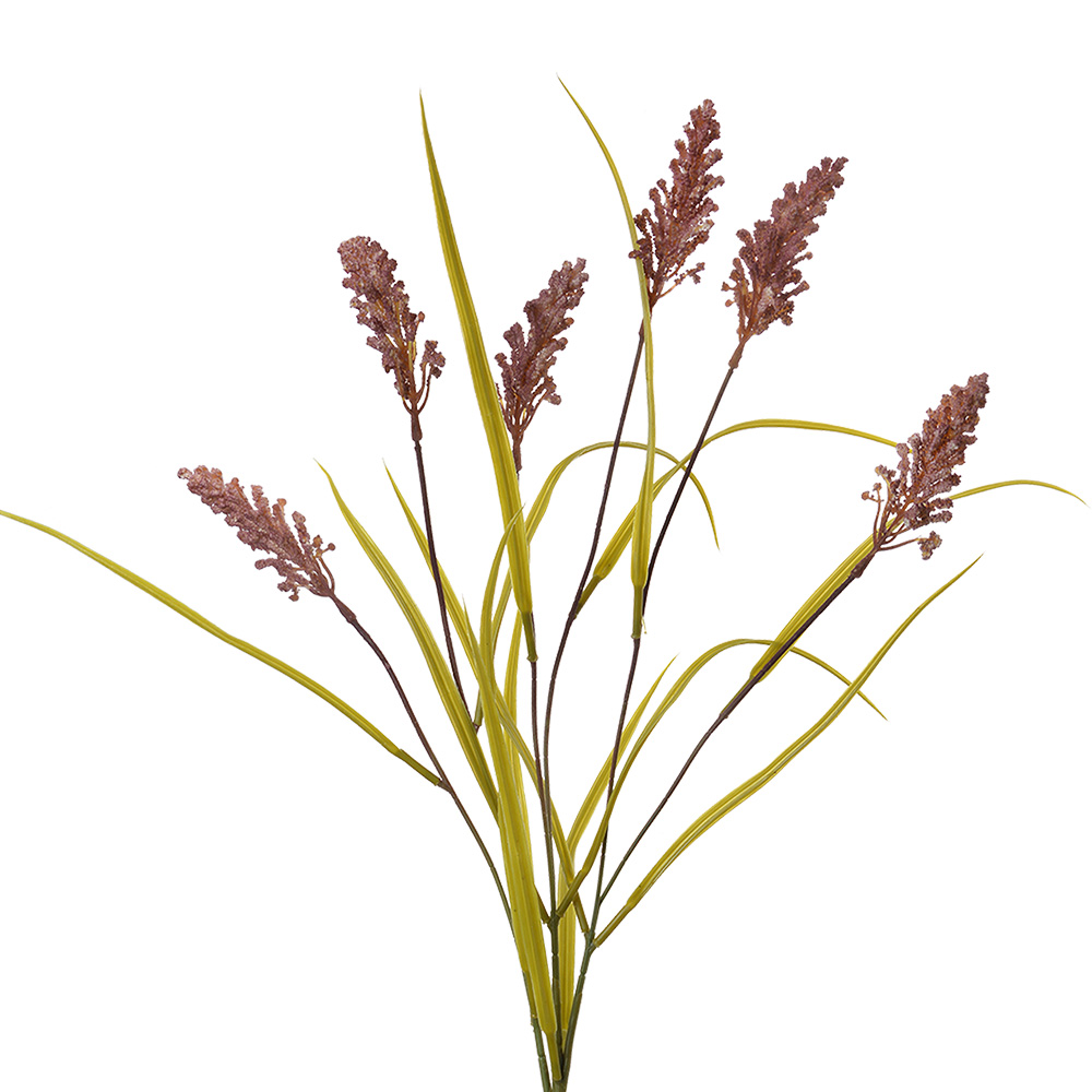 Kunstblumen Violett Grün 15x5x85 cm