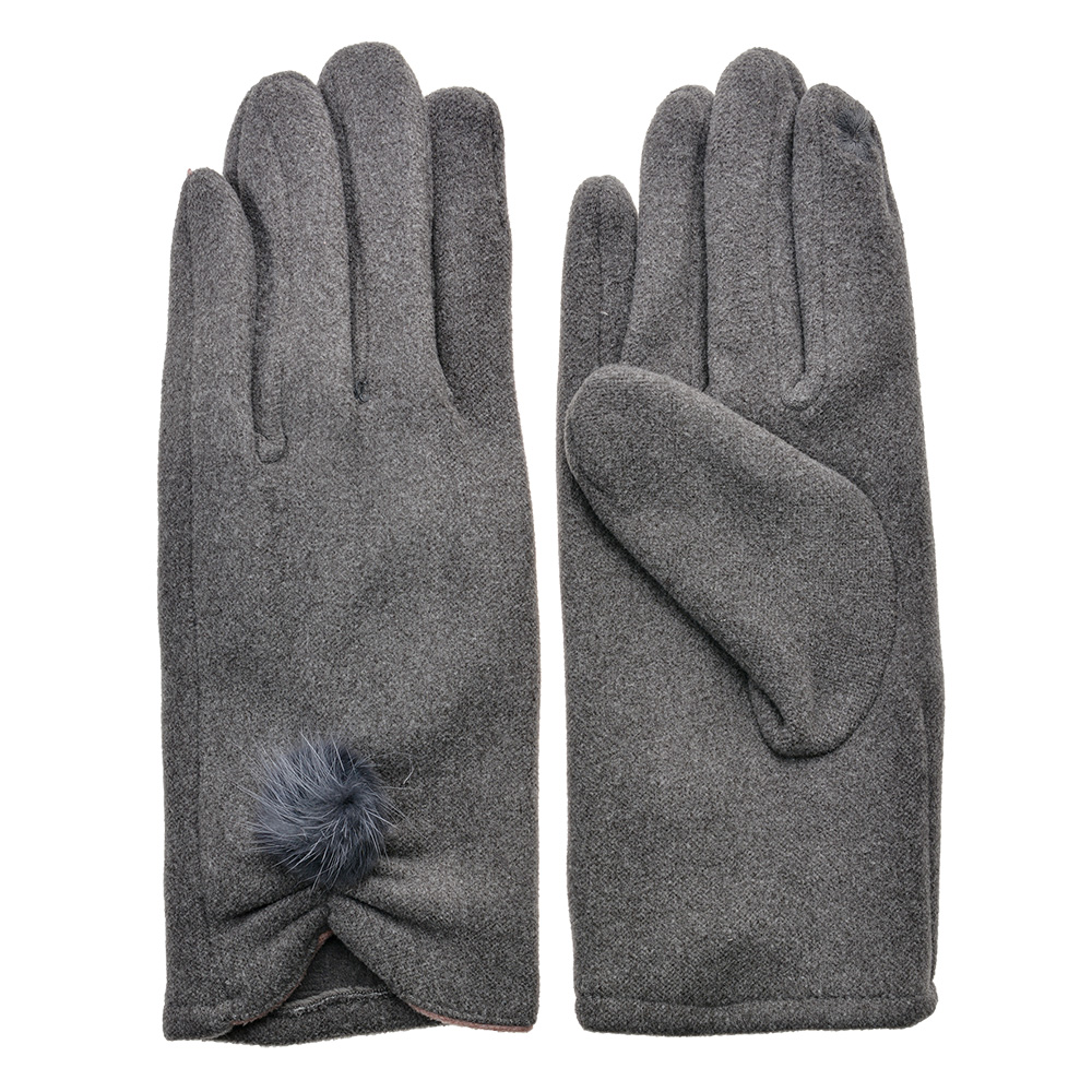 Handschuhe Winter Grau 9x24 cm