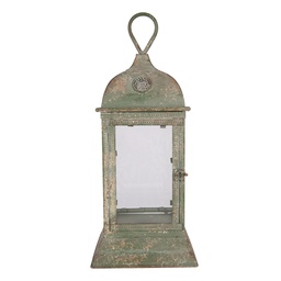 [5Y1419] Lantern Green 20x20x49 cm