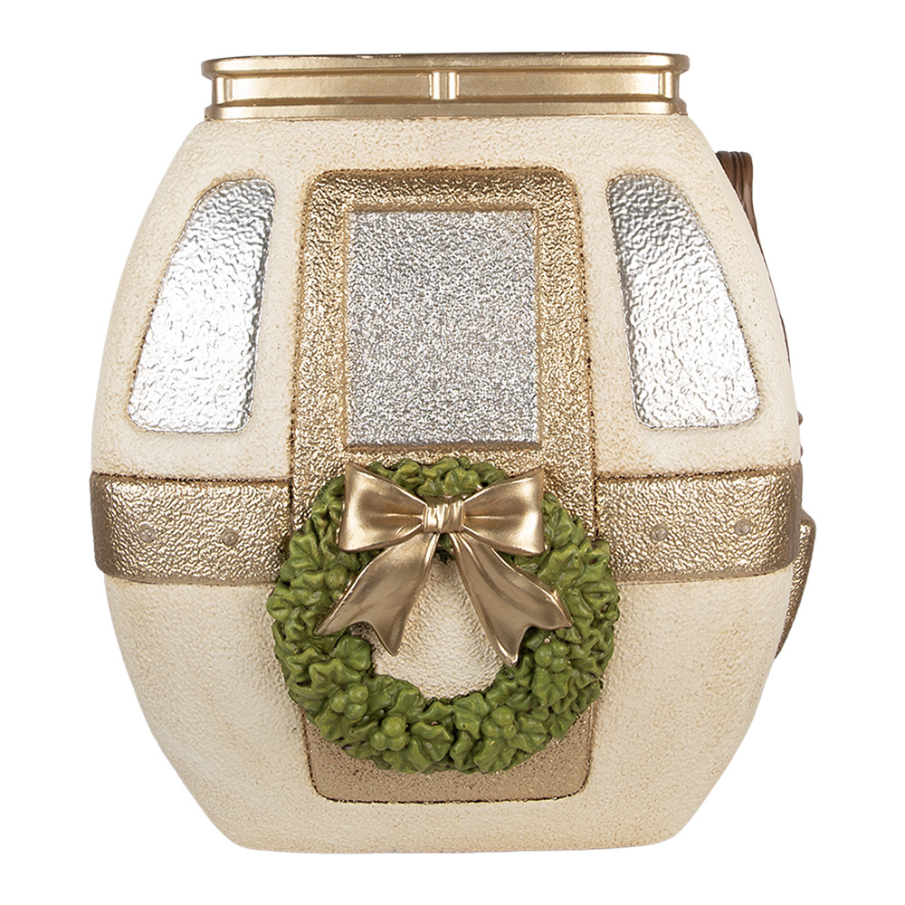 Decoratie skilift met LED 47x48x51 cm / 3xAA