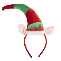[66565] Haarband met kerstmuts 25x6x30 cm