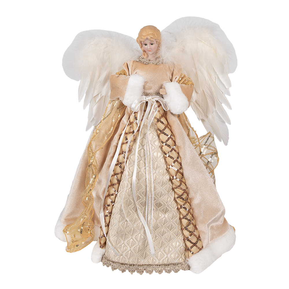 Statua Decorativa Angeli Oro 28x16x41 cm
