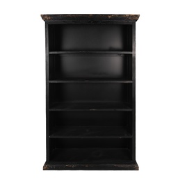 [5H0747Z] Armadietto Nero 116x36x195 cm