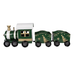 [5Y1426] Decoratie trein 60x14x20 cm