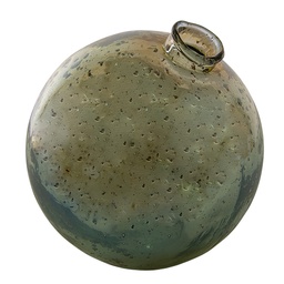 [6GL4291] Vase Glass Green Ø 13x13 cm