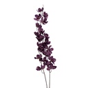 Deko Ast mit Blumen Violett Braun 10x10x110 cm