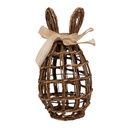 Statua Decorativa Coniglio Marrone 16x16x31 cm