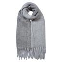 Scarf Women Grey 40x240 cm