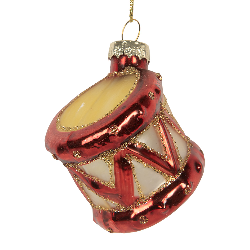 Palla di natale Rosso Color oro Ø 4x5 cm