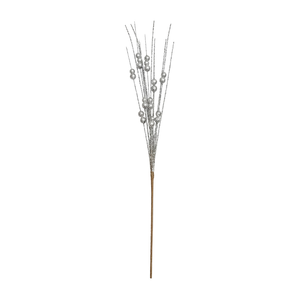 Weihnachtsdeko Silberfarbig 75 cm