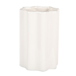 [6CE1983] Porte-brosse à dents Blanc Ø 7x11 cm