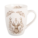 Becher Beige Braun 12x8x10 cm / 350 ml