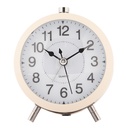 Wecker Analog Beige 10x7x12 cm / 1xAA