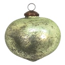 Weihnachtskugel Grün, Braun Ø 10x9 cm