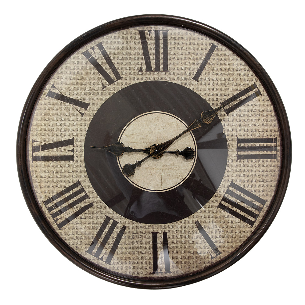 Orologio da Parete Marrone Beige Ø 50x6 cm / 1xAA