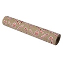 Chemin de table Beige Rouge 28x275 cm