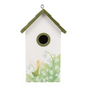 Maison d'oiseau Blanc Vert 15x10x22 cm