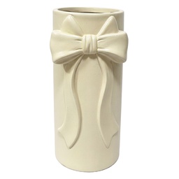 [6TE0600] Deko Vase Gelb 12x11x25 cm