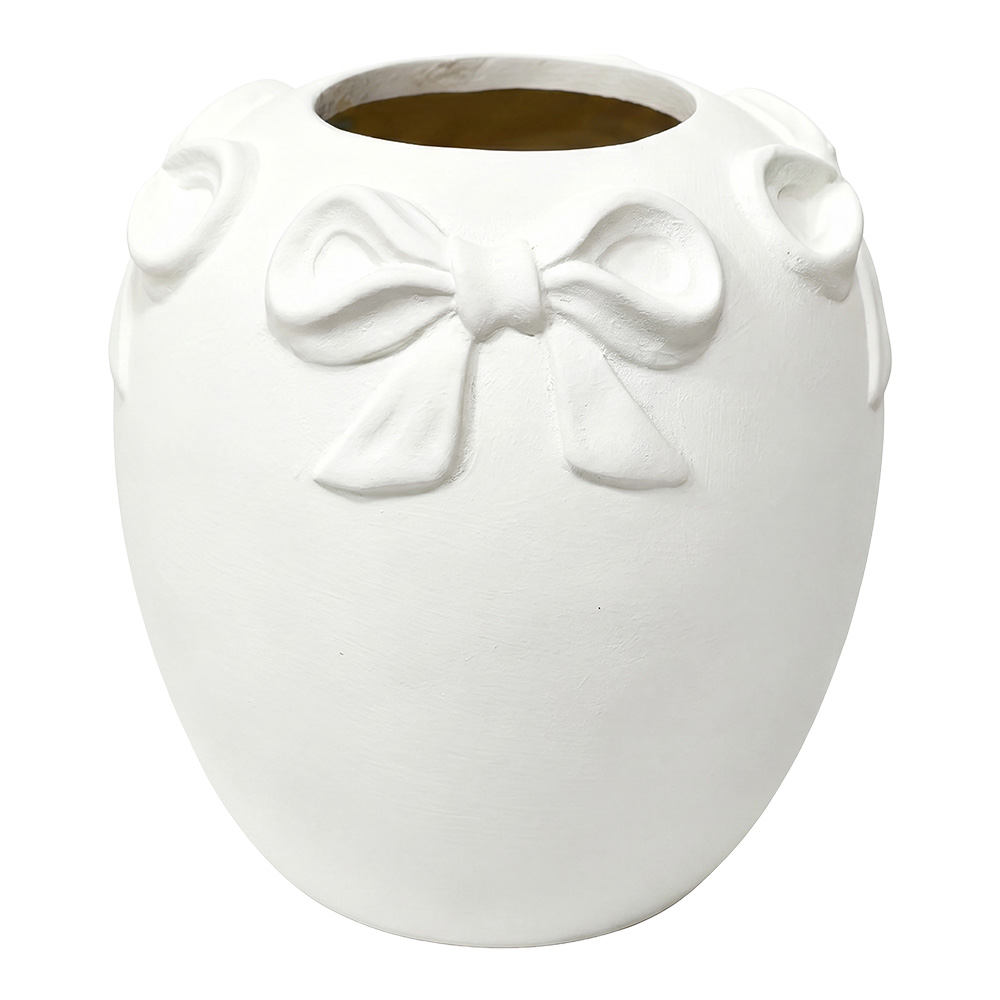 Vase décoratif Blanc Ø 20x23 cm