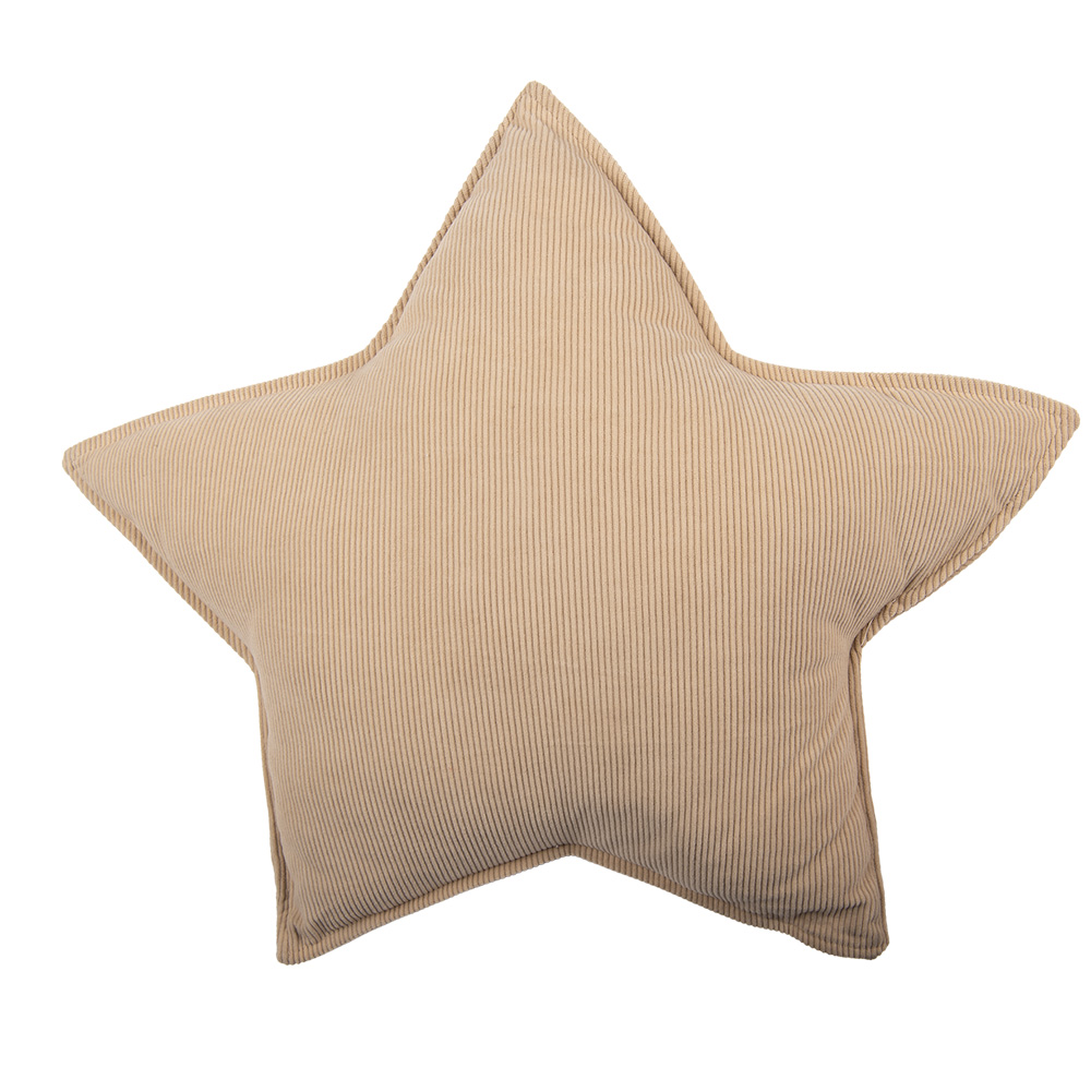 Coussin rempli Beige 53x5x53 cm