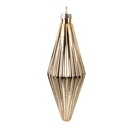 Weihnachtskugel Goldfarbig Ø 5x15 cm