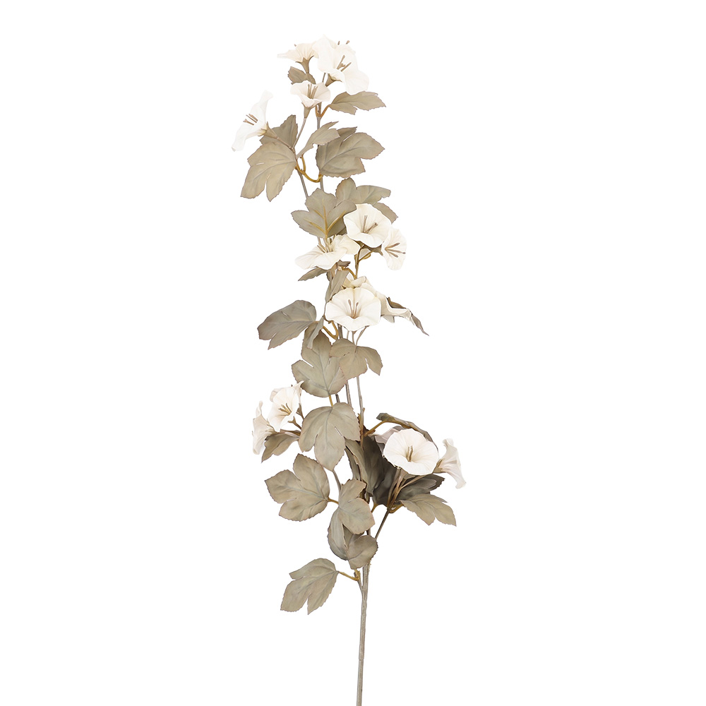 Decoratie tak met bloemen 113 cm