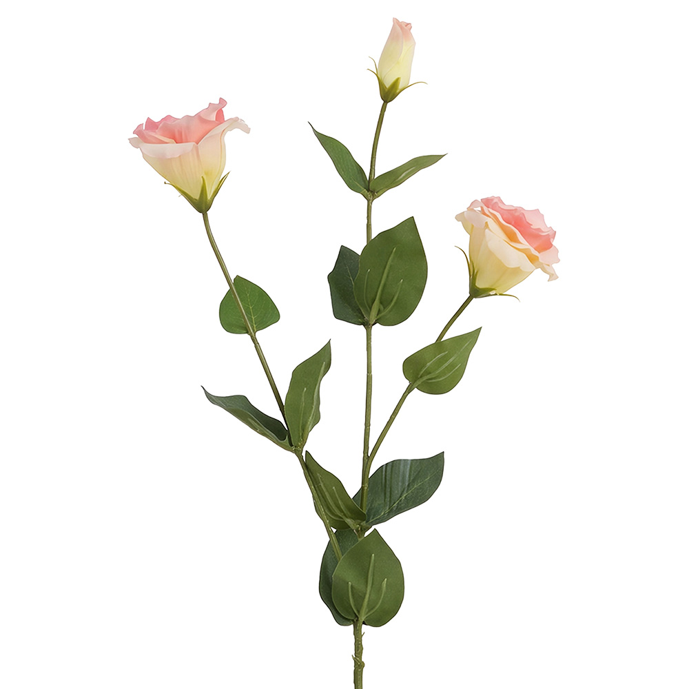 Branche de décoration avec fleurs Rose Vert 72 cm