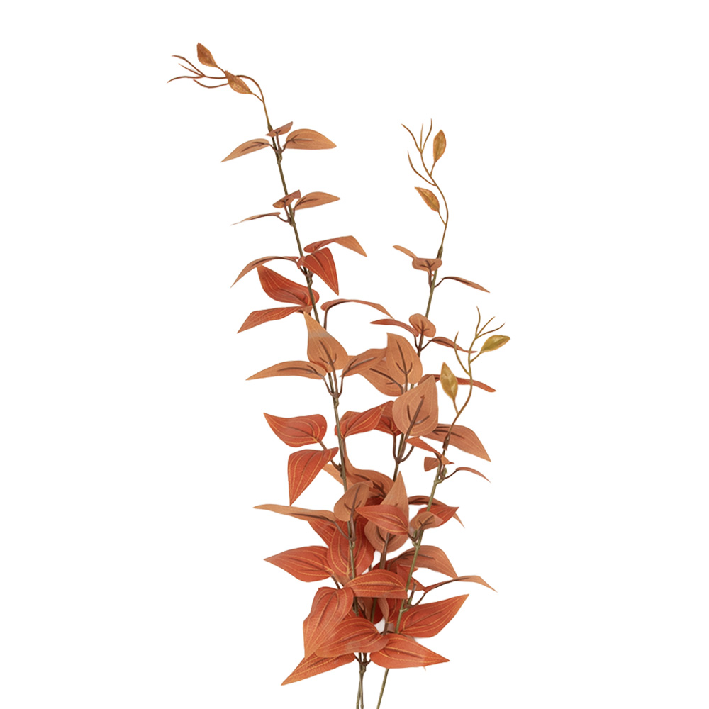 Fleur artificielle Orange Vert 10x10x78 cm