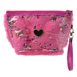 [JZTB0025F] Kulturtasche Damen Rosa 23x13 cm